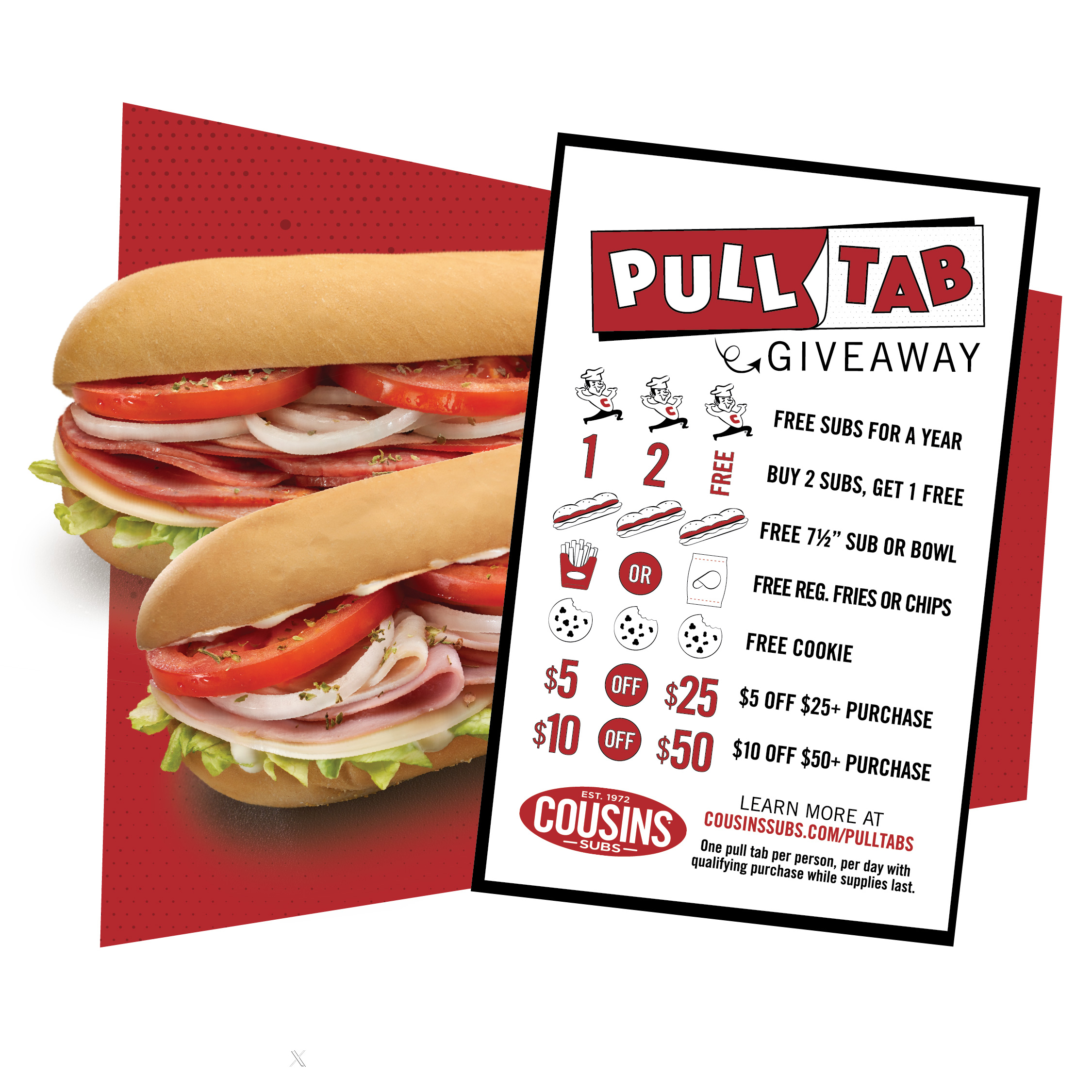 Are you a free subs for a year winner?