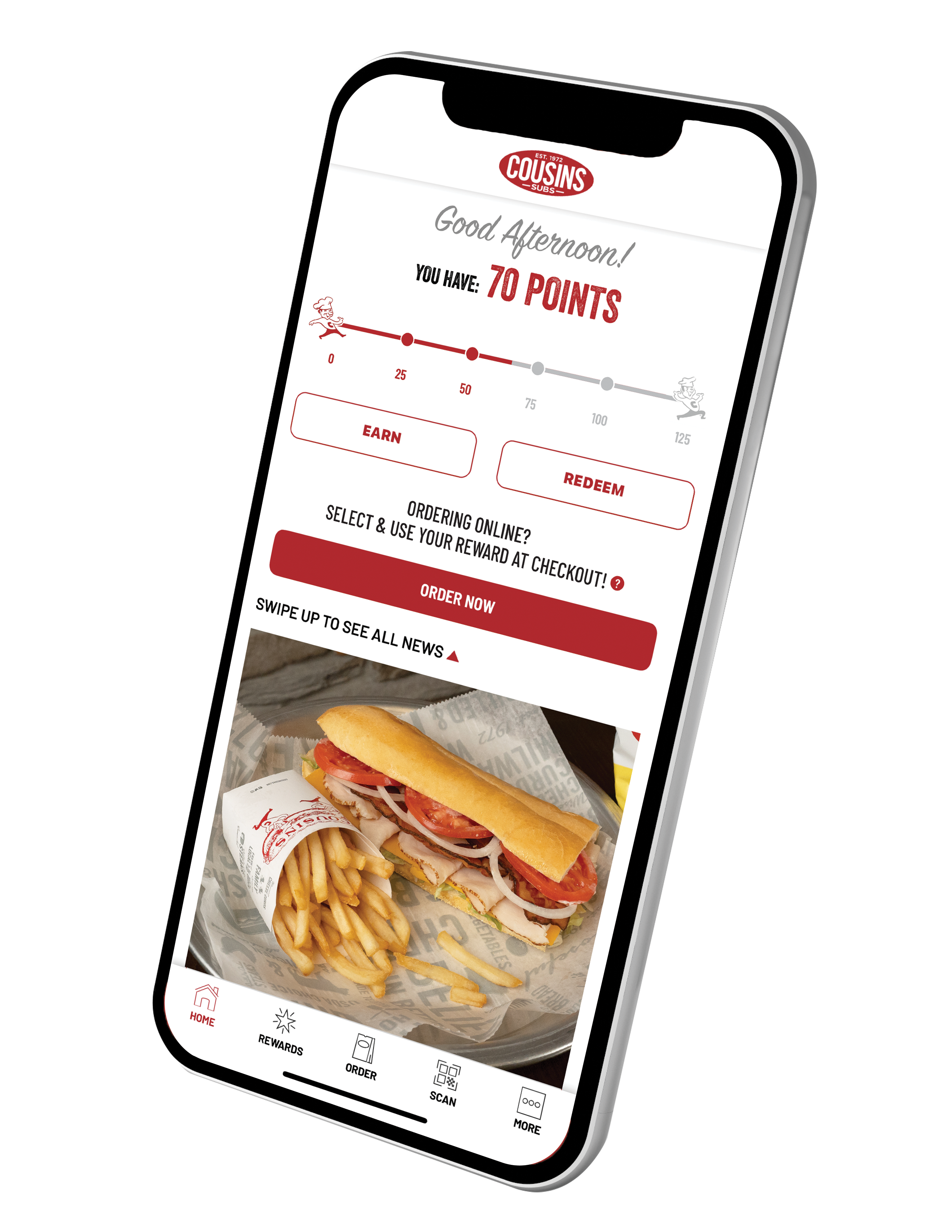 Cousins Subs Mobile App