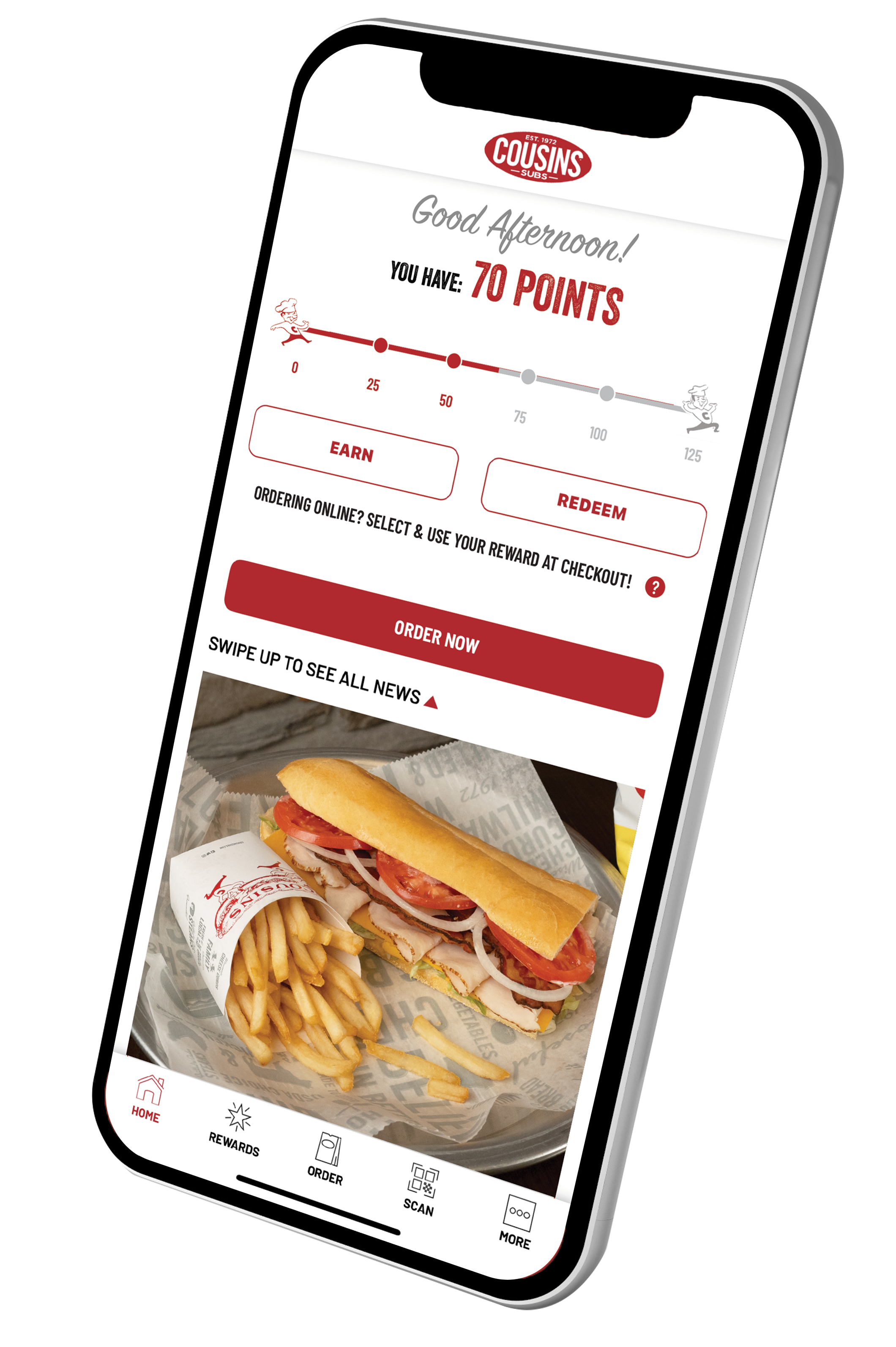 Cousins Subs Mobile App
